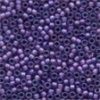 Size 11 Frosted Glass Seed Beads - Royal Purple