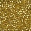 Size 11 Frosted Glass Seed Beads - Gold