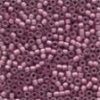 Size 11 Frosted Glass Seed Beads - Mauve