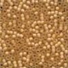 Size 11 Frosted Glass Seed Beads - Apricot