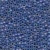 Size 11 Frosted Glass Seed Beads - Denim