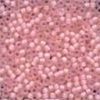 Size 11 Frosted Glass Seed Beads - Dusty Pink