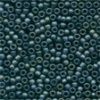 Size 11 Frosted Glass Seed Beads - Gunmetal