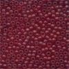 Size 11 Frosted Glass Seed Beads - Cranberry