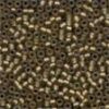 Size 11 Frosted Glass Seed Beads - Khaki