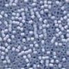 Size 11 Frosted Glass Seed Beads - Pale Blue
