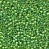 Size 11 Frosted Glass Seed Beads - Spring Green