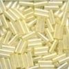 Small Bugle Beads - Pearl