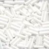 Small Bugle Beads - White