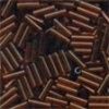 Small Bugle Beads - Root Beer