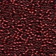 Magnifica Size 12 Cylindrical Cut Beads - Antique Cranberry