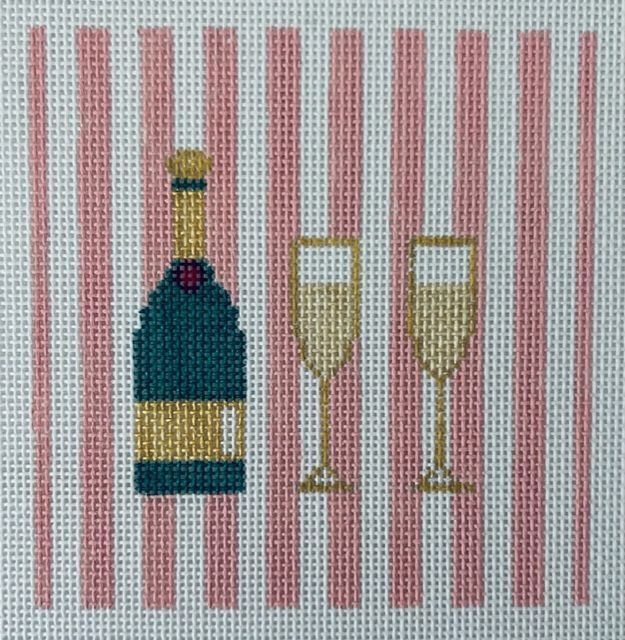 Champagne Coaster - Light Pink