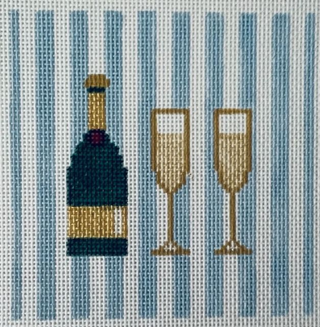 Champagne Coaster - Light Blue