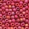 Size 6 Glass Beads - Matte Fiesta Sunset