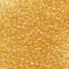 Size 15 Petite Glass Seed Beads - Crystal Honey