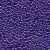 Size 15 Petite Glass Seed Beads - Purple
