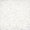 Size 15 Petite Glass Seed Beads - White