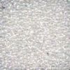 Size 15 Petite Glass Seed Beads - Crystal