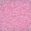 Size 15 Petite Glass Seed Beads - Crystal Pink
