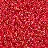 Size 15 Petite Glass Seed Beads - Rich Red