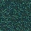 Size 15 Petite Glass Seed Beads - Bottle Green