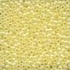 Size 11 Glass Seed Beads - Yellow Creme