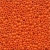 Size 11 Glass Seed Beads - Crayon Dark Orange
