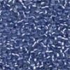 Size 11 Glass Seed Beads - Crystal Blue