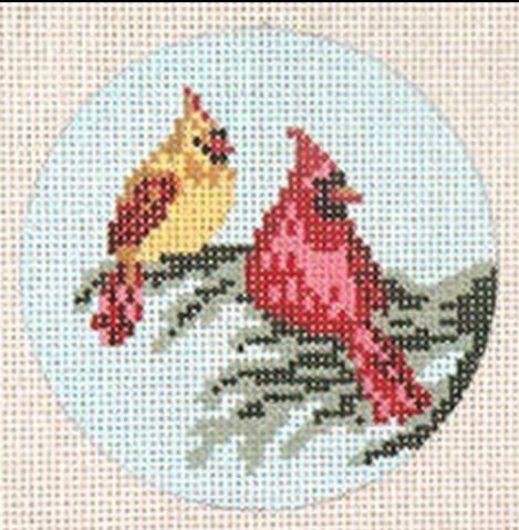 Cardinal Couple Ornament