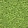 Size 11 Glass Seed Beads - Crayon Yellow Green