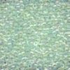 Size 11 Glass Seed Beads - Crystal Mint