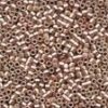 Magnifica Size 12 Cylindrical Cut Beads - Platinum Rose