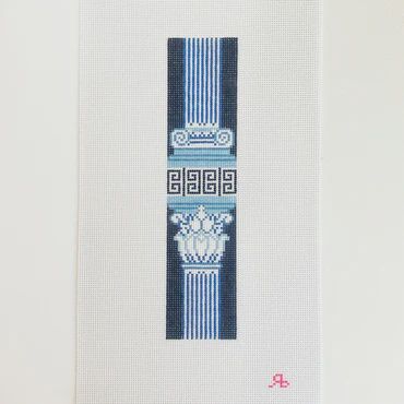 Greek Column Keychain, Color: Blues