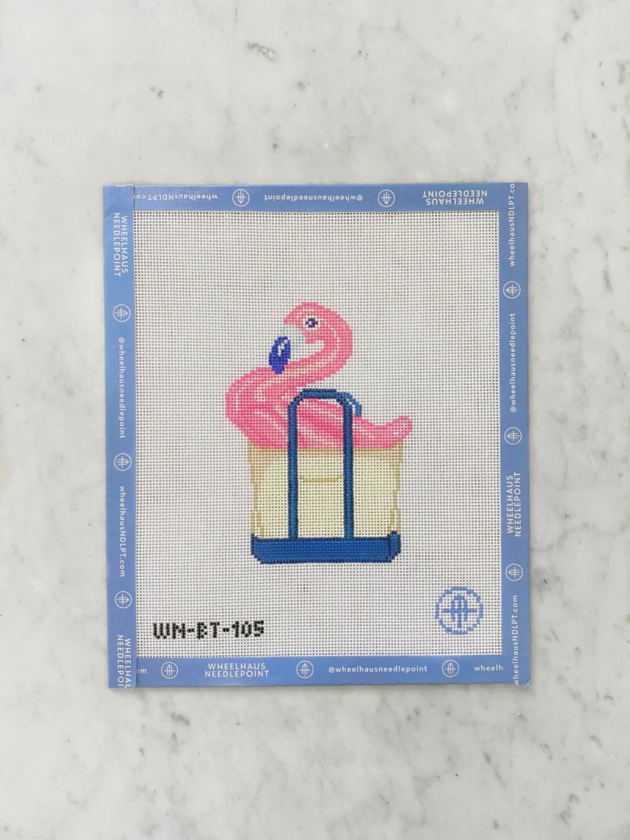 Flamingo Float Boat Tote