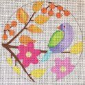 Birds &amp; Blooms - Violet Bird
