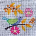 Birds &amp; Blooms - Violet Bird 2
