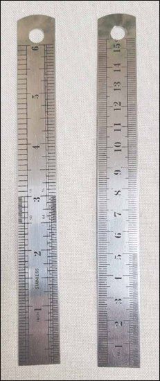 6" Metal Ruler