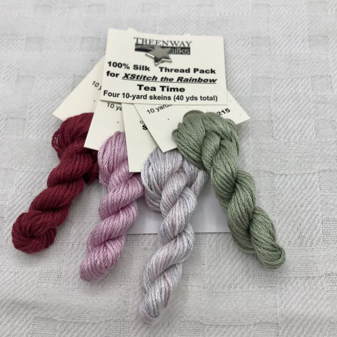 Treenway Harmony - Tea Time Thread Pack for XStitch the Rainbow