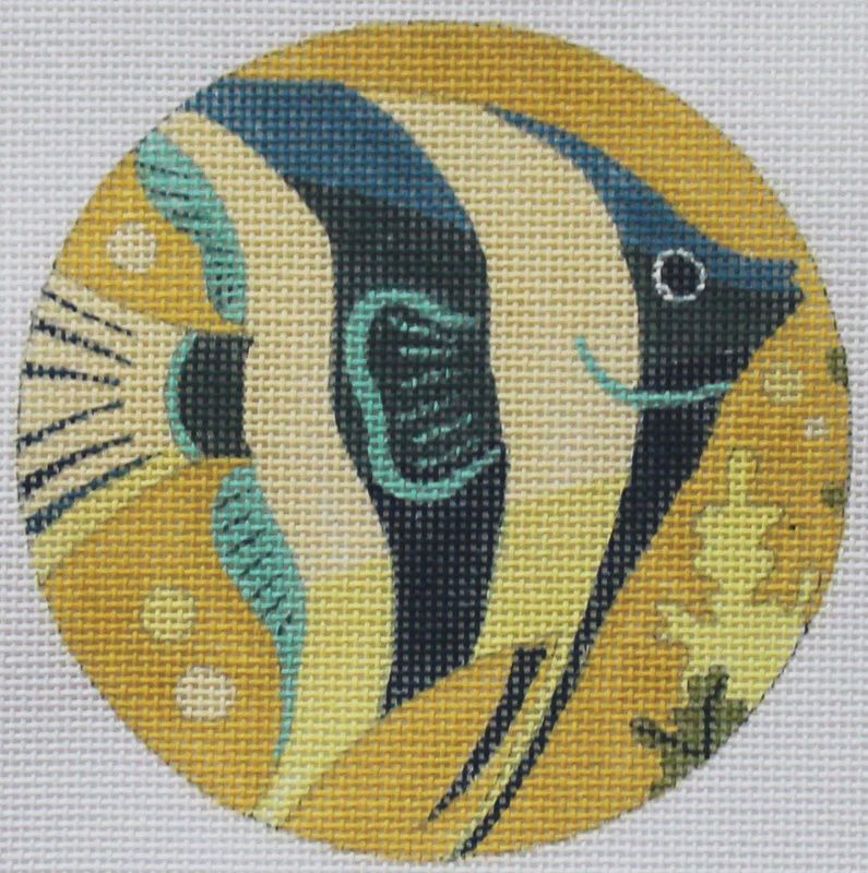 By the Sea Ornament: Blue Fish