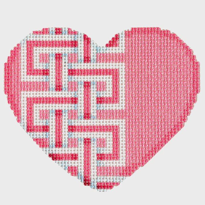Key Border Medium Heart/Rose