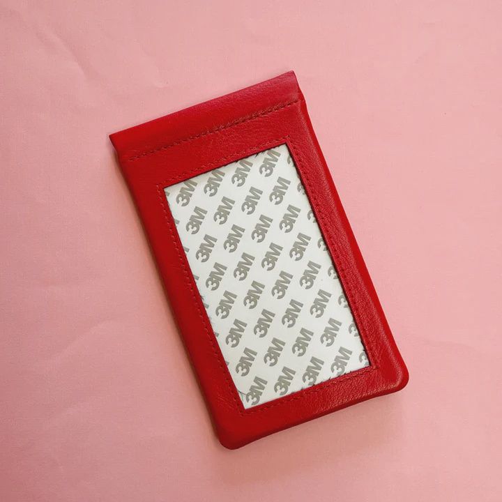 Self-Finishing Leather Eyeglass Case