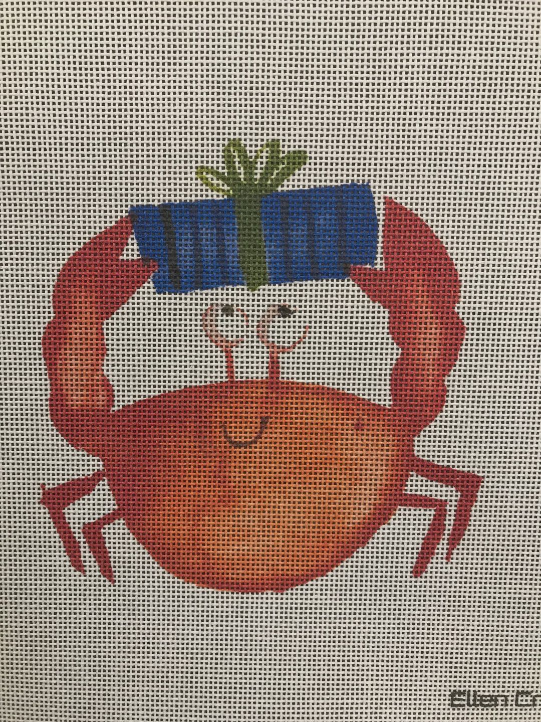 Crab with Present