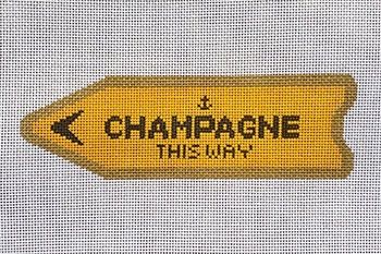 Champagne This Way - Orange