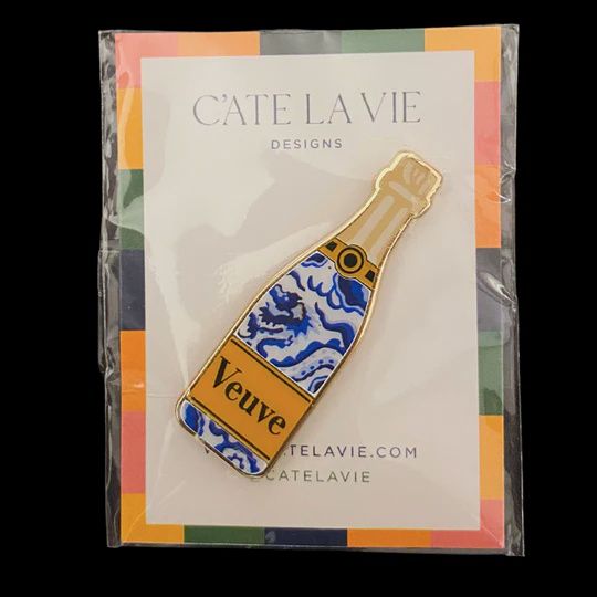 Chinoiserie Veuve Bottle Needle Minder