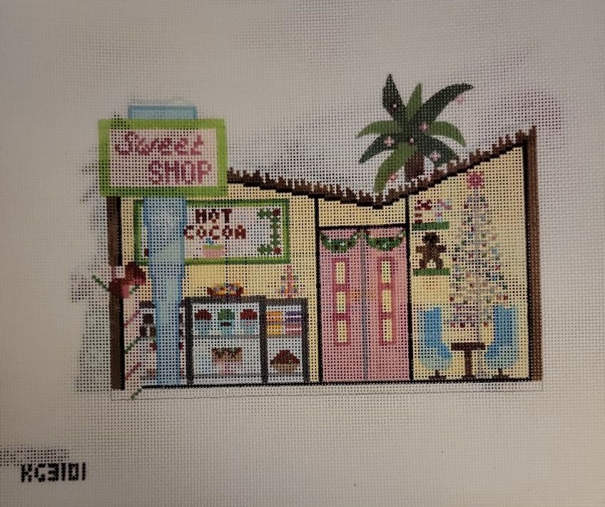 Mid-Century Christmas Village - Sweet Shop