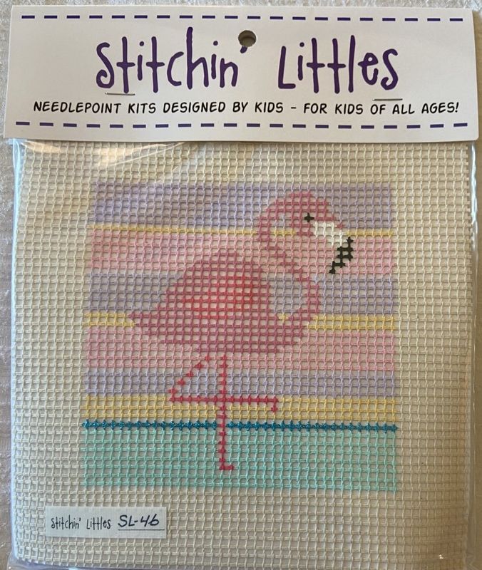 Stitchin&#39; Littles Kit - Flamingo Sunset