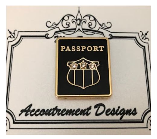 Needle Minder - Passport Cover, Color: Black