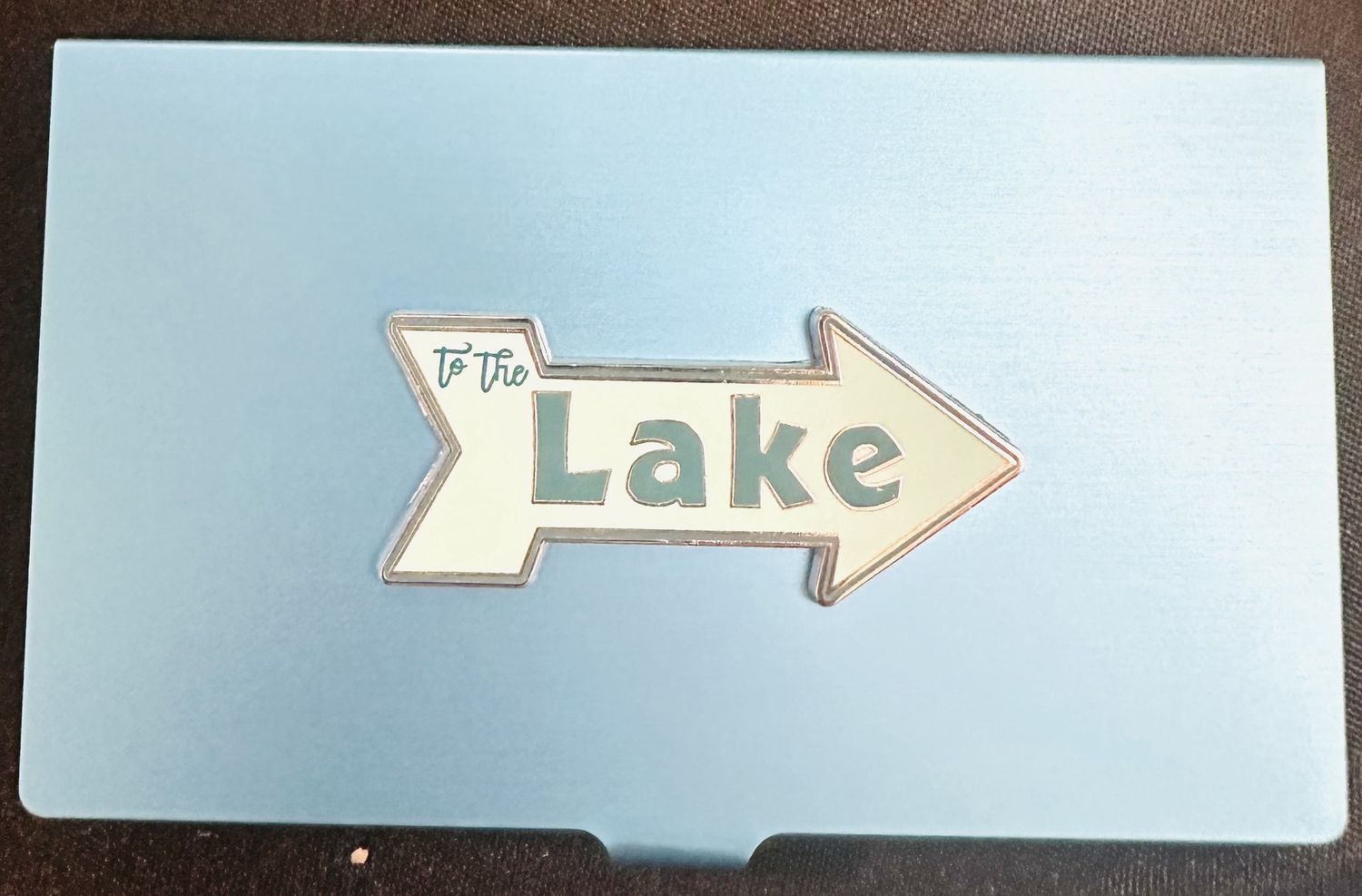 Bead &amp; Needle Case - To the Lake, Color: Blue