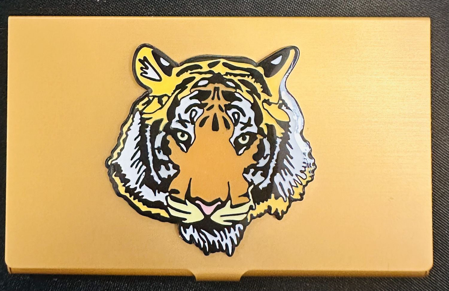 Bead &amp; Needle Case - Tiger Head