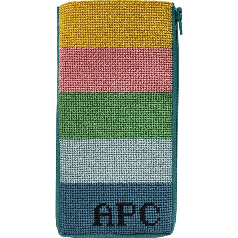 Striped Monogram Eyeglass Case